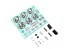 Kyosho Fazer FZ02 1:10 Toyota Celica 1970 Light Cover Set