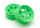 Kyosho 1:10 Fazer FZD2 Rays TE37V Wheel Offset 5mm (2) Green