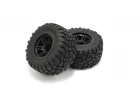 Kyosho Tyres On Rage 2.0 Black Wheels (2)