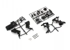 Kyosho Hanging-On Racer Main Frame and Gearbox Set (YZR500/Black)