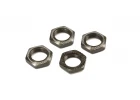 Kyosho Serrated 1:8 Wheel Nuts (4) - Gun Metal