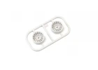 Wheel Set Kyosho Mini-Z AWD Narrow 2.5 Offset (2) White