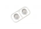 Wheel Set Kyosho Mini-Z AWD Wide 1 Offset (2) White