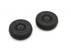 Pre-Glued Tires (2) Toyota 4Runner Kyosho Mini-Z 4X4 MX01