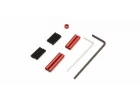 KYOSHO Aluminium red anodized Link Rod Set Mini-Z 4X4 MX01- WB 110mm