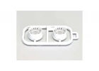 Wheels Set Kyosho Mini-Z MR03 Wide-Offset 3.0 (2) White