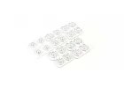 Wheels Set Kyosho Mini-Z MR03 Multi-Offset RAYS RE30 White