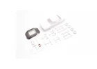 KYOSHO Bodyshell Skyline 2000GT-R (KPGC10) Mini-Z + 4WD Rims (White Body)