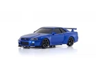 Kyosho Autoscale Mini-Z Skyline GT-R R34 Metallic Blue (MA020N-L)