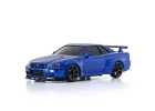 Kyosho Autoscale Mini-Z Skyline GT-R R34 Metallic Blue (MA020N-L)