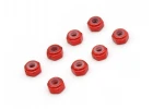 Kyosho Mini-Z M2 Nyloc Aluminium Wheel Nut (8) Red