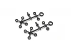 Kyosho Pom Bush Set 5X10X4mm (12) Black Outlaw Rampage