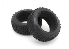 Kyosho Turbo Optima Front Medium Tires 50x83x30mm (2) - Block type