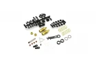 Front Shock set Kyosho Turbo Optima - Mid (2) Gold