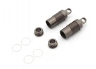 Front Shock Case Kyosho Optima Mid (2) Gun Metal