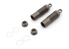 Rear Shock Case Kyosho Optima Mid (2) Gun Metal