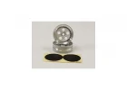 Front Wheel Kyosho Tomahawk (2) Chrome Satin 2.2 inch