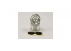 Rear Wheel 1.7 inches Satin Chromed (2) Kyosho Tomahawk