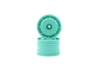 Rear Wheels Kyosho 1:10 Kyosho 8D 50mm (2) - Pepermint Green
