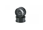 Wheel 15-Spoke 24mm Black Kyosho Fazer-FW06 (2)