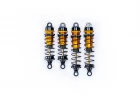 Koswork Big Bore 12mm 1:10 Buggy Shock Set (F&R) (4) Gold/Black