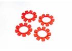 Koswork UFO High Strength Silicone 1:8 BuggyTire Glue Bands (4) Red