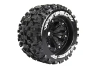 Louise RC MT Uphill Tyres On 17mm Hex Black Zero Offset Wheels (2)