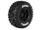 Louise RC SC Uphill Tyres Mounted on Black 12mm Hex SC Wheels (2)