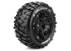 Louise RC X-Mallet Tyres Mounted on Black Traxxas X-MAXX 24mm Hex Wheels (2)