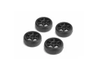 Louise RC 1:10 Slick Tyres 6 Spoke Wheel-Black/Et-0mm(4Pcs)