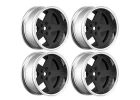 Louise RC 1:10 Drift 2 - 4 - 6 - 8mm Offset Wheels 5Sp/Matte Black