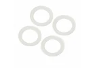 Snap-in Beadlock Rings - White (4): LMT 2.0