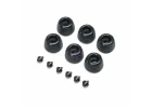 Rubber Lean Bar Wheels And Stops (6): Promoto-SM