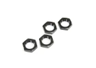 Wheel Nuts - Black (4): 5ive-T 2.0