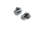 Caster Block - 0 Degree - L/R - Aluminium: Mini-T 2.0 ** CLEARANCE **