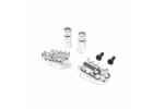 Aluminium Foot Pegs - Silver: Promoto-MX