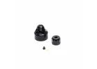 Shock Cap Set - Aluminium - Black: Promoto-MX