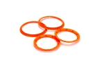 Beadlock Set Inner & Outer Flower Orange(2): 5T