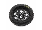 Dunlop MX53 Rear Tire Mounted - Black: Promoto-MX