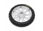 Dunlop MX53 Front Tire Mounted - Chrome: Promoto-MX