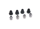 1:10 Competition Crawler Upper Shock Bushings & Lower Shock Pivot Ball (4)