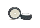 Matrix Atlas Ultra Soft 1:8 Buggy Pre-glued White Wheels (2)