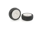 Matrix Blackhole Soft 1:8 Buggy Pre-glued White Wheels (2)