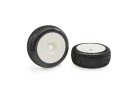Matrix Stardust Soft 1:8 Buggy Pre-glued White Wheels (2)