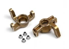 Aluminium Steering Spindle Set (Gold/Left/Right)