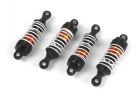 Aluminium Oil-Filled Shock Absorber Set (Orange/4pcs)