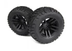 Mounted MixBlok Tire on XT Wheel (Black/2pcs)