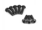 Button Head Screw M3x12mm (Hex/Socket/8pcs)