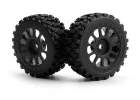 Assembled Wheel & Tyre Set (2pcs)