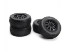 Sidepin SC Wheel/Tyre Set (Black/Front/Rear)